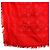 Sciarpa Louis Vuitton in jacquard monogram di seta e lana Rosso - vista 2