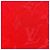 Sciarpa Louis Vuitton in jacquard monogram di seta e lana Rosso - vista 8
