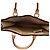 Louis Vuitton Monogram Sac Plat Handbag Brown - view 6