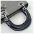 Borsa a tracolla Lady Mini Houndstooth Christian Dior Marrone Nero - vista 7