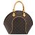 Borsa a mano LOUIS VUITTON Monogram Ellipse MM M51126 LV Auth 195047 Monogramma - vista 13