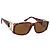 Gafas de sol CHANEL Plástico Marrón Tono Dorado CC Auth bs36532 Castaño