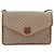 Céline Borsa a Spalla in Tela Macadam CELINE PVC Beige Oro Auth 195715 D'oro - vista 13