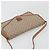 Céline Borsa a Spalla in Tela Macadam CELINE PVC Beige Oro Auth 195715 D'oro - vista 6