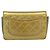 CHANEL Matelasse Chain Shoulder Wallet Patent Gold Silver CC Auth 196109 Argento D'oro - vista 2