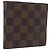 LOUIS VUITTON Cartera Bifold Marco Damier Ebene N61675 Auth 194472A