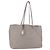 FENDI Celeria Handtasche aus Leder Grau Silber Auth 195694A Braun