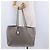 FENDI Celeria Handtasche aus Leder Grau Silber Auth 195694A Braun - Ansicht 22