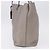 FENDI Celeria Handtasche aus Leder Grau Silber Auth 195694A Braun - Ansicht 3