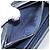 PRADA Long Wallet Saffiano Leder Navy Silver Auth 196073A Silber Marineblau - Ansicht 11