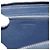 PRADA Long Wallet Saffiano Leder Navy Silver Auth 196073A Silber Marineblau - Ansicht 18