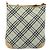 Borsa a tracolla BURBERRY Nova Check Blue Label Nylon Verde Argento Auth 195078A - vista 13