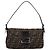 Borsa a tracolla FENDI Zucca Canvas Mamma Baguette Marrone Argento 8BR003 Auth BA14953V - vista 13