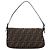Borsa a tracolla FENDI Zucca Canvas Mamma Baguette Marrone Argento 8BR003 Auth BA14953V - vista 2