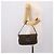 Borsa a tracolla FENDI Zucca Canvas Mamma Baguette Marrone Argento 8BR003 Auth BA14953V - vista 22