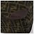 Borsa a mano FENDI Zucca Canvas Marrone Nero Auth 194401 - vista 15
