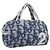 Borsa a mano Christian Dior Trotter Canvas pile Blue Auth 196270A