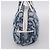 Borsa a mano Christian Dior Trotter Canvas pile Blue Auth 196270A - vista 4