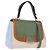 Borsa FENDI Canvas 2way Beige Silver Auth 195971A Argento