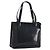 Borsa Tote CHANEL Vernice Nera Argento CC Auth 196085 Nero