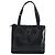Borsa Tote CHANEL Vernice Nera Argento CC Auth 196085 Nero - vista 2