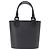 Salvatore Ferragamo Gancini Hand Bag Rubber Black Auth 195426A - view 2