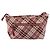 Borsa a tracolla BURBERRY Nova Check Blue Label in tela rossa e argento autentica 195702A Rosso - vista 2