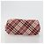 Borsa a tracolla BURBERRY Nova Check Blue Label in tela rossa e argento autentica 195702A Rosso - vista 5