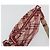 Borsa a tracolla BURBERRY Nova Check Blue Label in tela rossa e argento autentica 195702A Rosso - vista 6