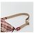 Borsa a tracolla BURBERRY Nova Check Blue Label in tela rossa e argento autentica 195702A Rosso - vista 8