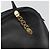 Borsa Tote Christian Dior Pelle Nero Oro Auth 195576A D'oro - vista 17