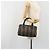 Pequin Borsa Boston in tela Pecan FENDI PVC Nero Marrone Auth 195590 - vista 23