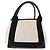 Borsa Cabas XS BALENCIAGA in tela e pelle bianca, blu navy e argento 390346 Auth ka5679 Bianco - vista 2