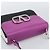 Borsa a Spalla in Pelle VALENTINO 2 in 1 Viola Argento Auth 196036A Porpora - vista 6