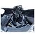 Borsa a tracolla con catena CHANEL Vernice Nero Argento CC Auth BA14739 - vista 22