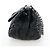 Borsa a tracolla con catena CHANEL Vernice Nero Argento CC Auth BA14739 - vista 4