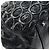 Borsa a tracolla con catena CHANEL Vernice Nero Argento CC Auth BA14739 - vista 8