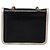 CHANEL Pochette a tracolla con catena in pelle Matelassé Nero Oro CC Auth 195532M D'oro - vista 2