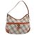 Borsa a tracolla BURBERRY Nova Check Canvas Beige Arancione Auth 195441V - vista 13