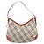 Borsa a tracolla BURBERRY Nova Check Canvas Beige Arancione Auth 195441V - vista 2