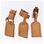 LOUIS VUITTON Etichetta per nome Powanie 10 Set Powanie Leather Beige LV Auth 192567 - vista 2