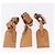 LOUIS VUITTON Etichetta per nome Powanie 10 Set Powanie Leather Beige LV Auth 192567 - vista 3