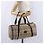 Borsa Boston Burberrys Nova Check Canvas Beige Gold Auth 195967A D'oro - vista 21
