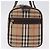 Borsa Boston Burberrys Nova Check Canvas Beige Gold Auth 195967A D'oro - vista 3