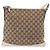 Bolso de hombro GUCCI GG Canvas Beige Silver 145857 Auth 195721 Plata - vista 2