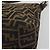 Borsa a Tracolla FENDI Zucca Canvas Mamma Baguette Marrone Argento Auth 195445V - vista 16