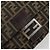 Borsa a Tracolla FENDI Zucca Canvas Mamma Baguette Marrone Argento Auth 195445V - vista 18