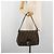 Borsa a Tracolla FENDI Zucca Canvas Mamma Baguette Marrone Argento Auth 195445V - vista 25