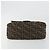 Borsa a Tracolla FENDI Zucca Canvas Mamma Baguette Marrone Argento Auth 195445V - vista 5