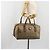 Borsa Boston Burberrys Nova Check Canvas Beige Tono Oro Auth 192716 - vista 21